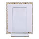 First Communion photo frame, ivory-coloured glass and crystals, 5.5x4.5 in s3