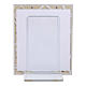 Ivory-coloured photo frame with Holy Family, glass and crystals, 5.5x4.5 in s3