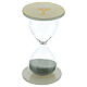 First Communion favour, ivory-coloured hourglass, h 4 in, 2.5 in diameter s1
