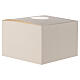 Clessidra comunione 6 cm diametro avorio 10 cm h s4