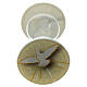 Confirmation favour, ivory-coloured hourglass, h 4 in, 2.5 in diameter s3