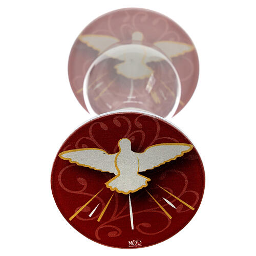 Confirmation favour, red hourglass, h 4 in, 2.5 in diameter 3