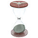 Confirmation favour, red hourglass, h 4 in, 2.5 in diameter s1