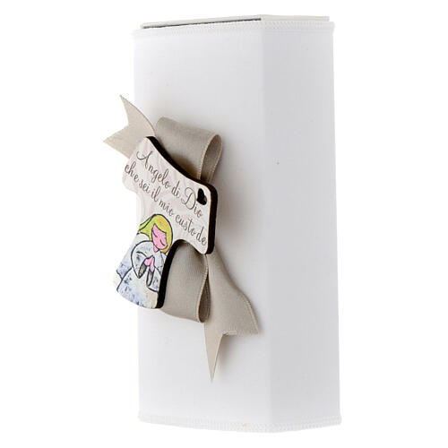 Guardian angel baptism favor 14x7x4 cm heart infuser 3