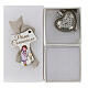 Holy Communion favour: magnet and heart-shaped infuser, chalice with girl, 5.5x3x1.5 in s2