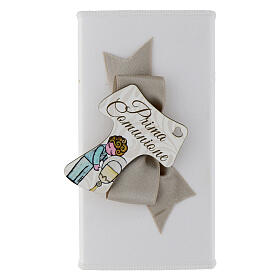 Gastgeschenk Junge Erstkommunion Herz-Teelichthalter 14x7x4 cm Kelch