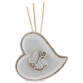 Heart-shaped air freshener, Confirmation, h 4 in, gift idea