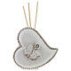 Heart-shaped air freshener, Confirmation, h 4 in, gift idea s1