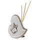 Heart-shaped air freshener, Confirmation, h 4 in, gift idea s2