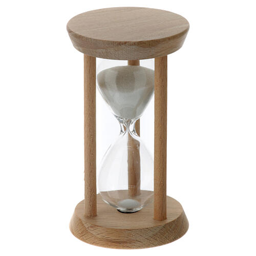 Hourglass confirmation favor h 9 cm diameter 5 cm 3