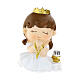 Magnet favour: girl praying with chalice, h 2 in, resin s1