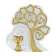 Magnet favour: tree of life with chalice, 2 in, resin s1