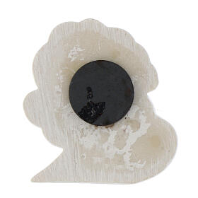 Gastgeschenk zur Firmung mit Baum des Lebens Magnet aus Harz 5 cm