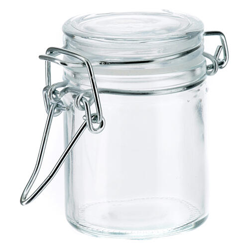 Glass jar party favor 4 cm diameter h 6 cm 1