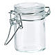 Glass jar party favor 4 cm diameter h 6 cm s1