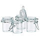 Glass jar party favor 4 cm diameter h 6 cm s2
