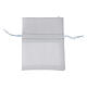 Small gray satin bag 10x8 cm s2