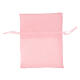 Säckchen aus Satin, rosa – 10 × 8 cm, klein s2