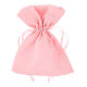 Pink satin bag of 4x3 in s1