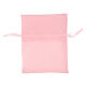 Pink satin bag of 4x3 in s2