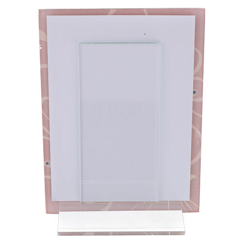 Red glass photo frame for Confirmation, 7.5x5.5 in 2