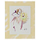 Guardian angel printed picture in ivory 25x20 cm s1