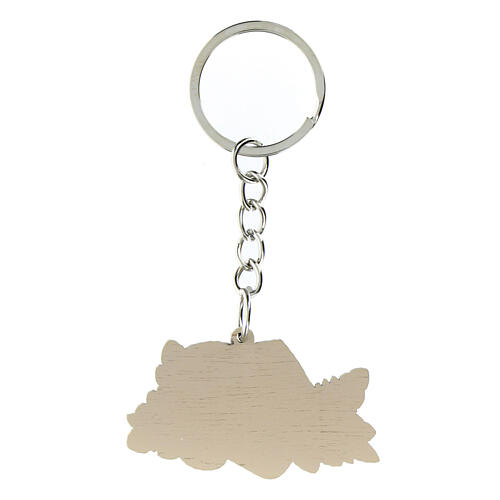 Keychain with chalice and Bible, religious favour, h 1.2 in 2