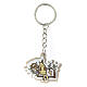 Keychain with mitre and crozier, Confirmation favour, h 1.6 in s1