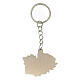 Confirmation keychain favor, miter and cross, height 4 cm s2