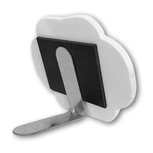 Magnete sagomato in resina porcellanato angioletto e calice 5X5 cm 2