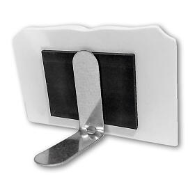 Magnet aus porzellanartigem Harz in Buchform mit Firmungssymbol 5x10 cm