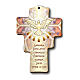 Souvenir Confirmation croix bois 15x10 cm s2