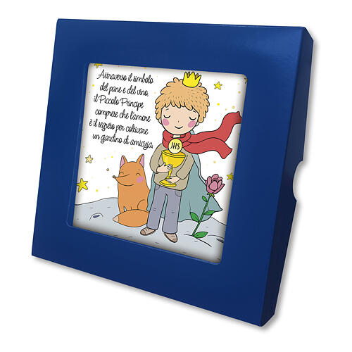 Carreau céramique Petit Prince souvenir Première Communion 10x10 cm 2