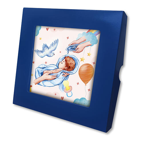 Baptism souvenir tile, 4x4 in 2