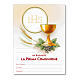 Diplôme Communion chalice parchment 20x25 cm s1