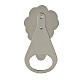 Clover-shaped bottle opener with inscription, religious favour, 4x2 in s3