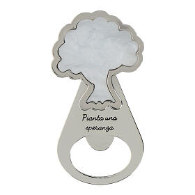 Tree of Life bottle opener with inscription, religious favour, 4x2 in