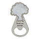 Tree of Life bottle opener with inscription, religious favour, 4x2 in s1