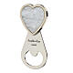 Souvenir heart-shaped bottle opener written 10x5 cm s2