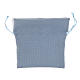Sacchettino ricordino tipo lino azzurro 12x14 cm s1