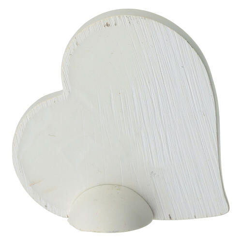 Heart Communion favor with chalice, ear of wheat and grapes 3