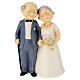 Wedding favor elderly married couple 15 cm s1