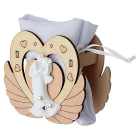 Wedding favour with pouch, 3 in