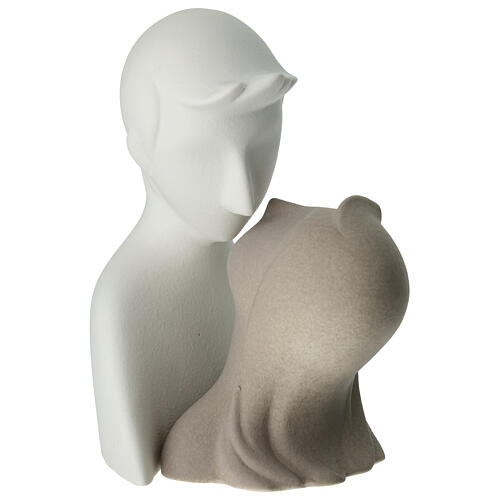 Conjunto casal apaixonado meio busto 20 cm 2