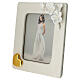 Quadro para fotografia flores e coração ouro 20x15 cm s2