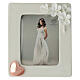 Photo frame with small flowers and heart, 8x6 in s1