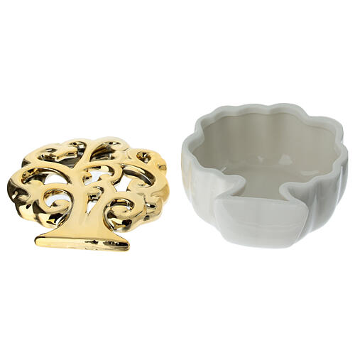 Porcelain tree-shaped gift box 4