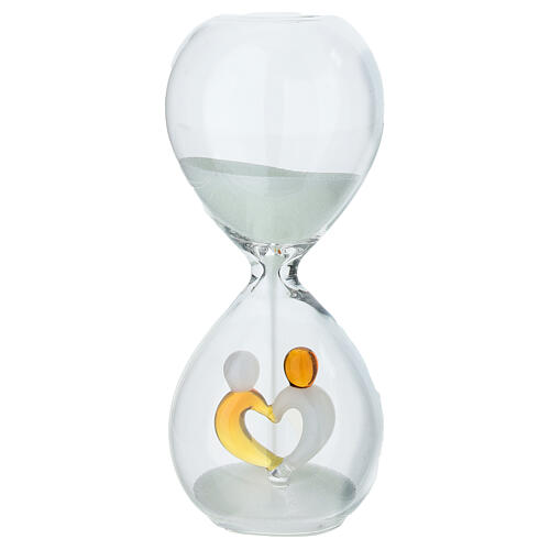 Hourglass favor with lovers 5