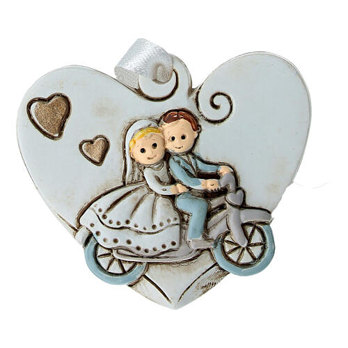 Lembrancinha fio coração casal 1