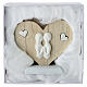 Heart-shaped favour with embracing couple, 4 in s4
